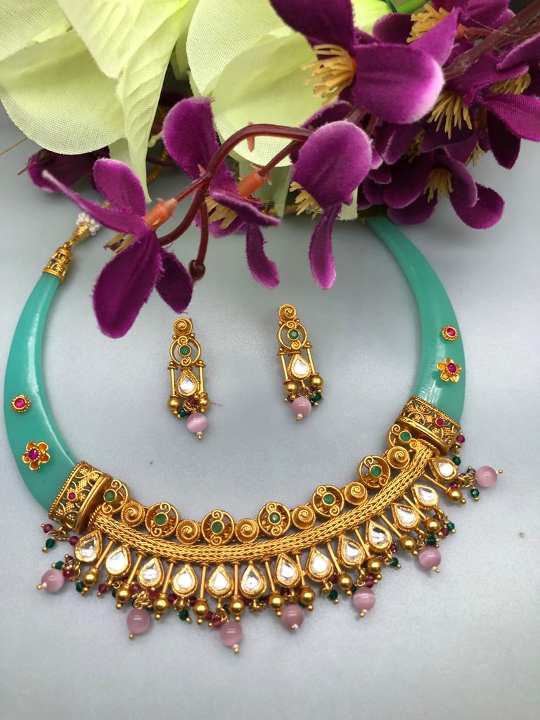 Fancy Necklace Set-1536ADJ
